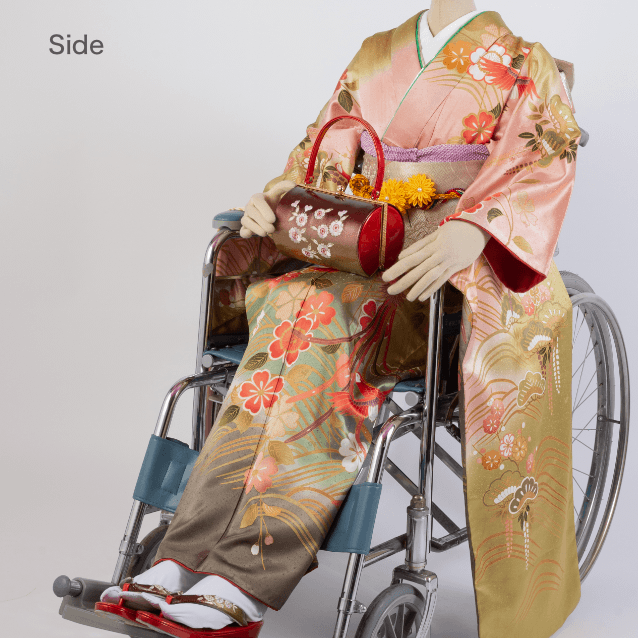 車椅子専用レンタル振袖 Side